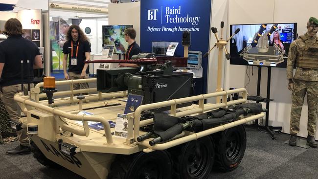 Baird Technology display at the Land Defence Expo in Brisbane