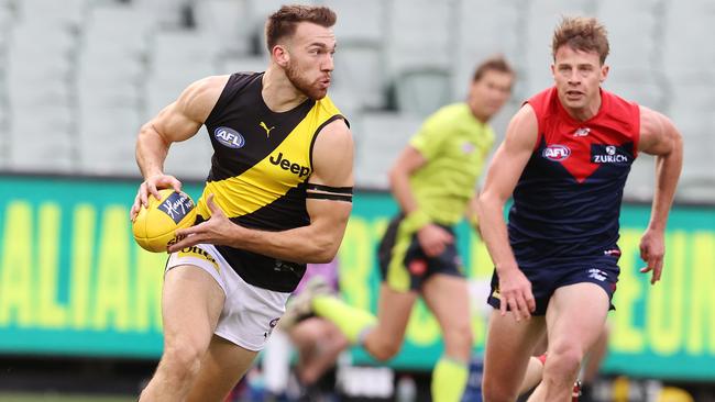 Unavailability has created opportunity for Richmond players including Noah Balta, who shone brightly last week. Picture: Michael Klein