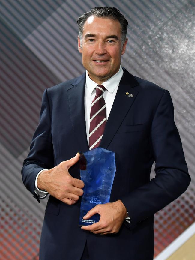 Dr James Muecke poses for a photograph after being announced the 2020 Australian of the Year. Picture: Mick Tsikas