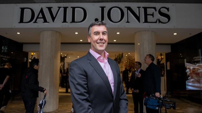 David Jones chief executive Scott Fyfe. Picture: Jason Edwards