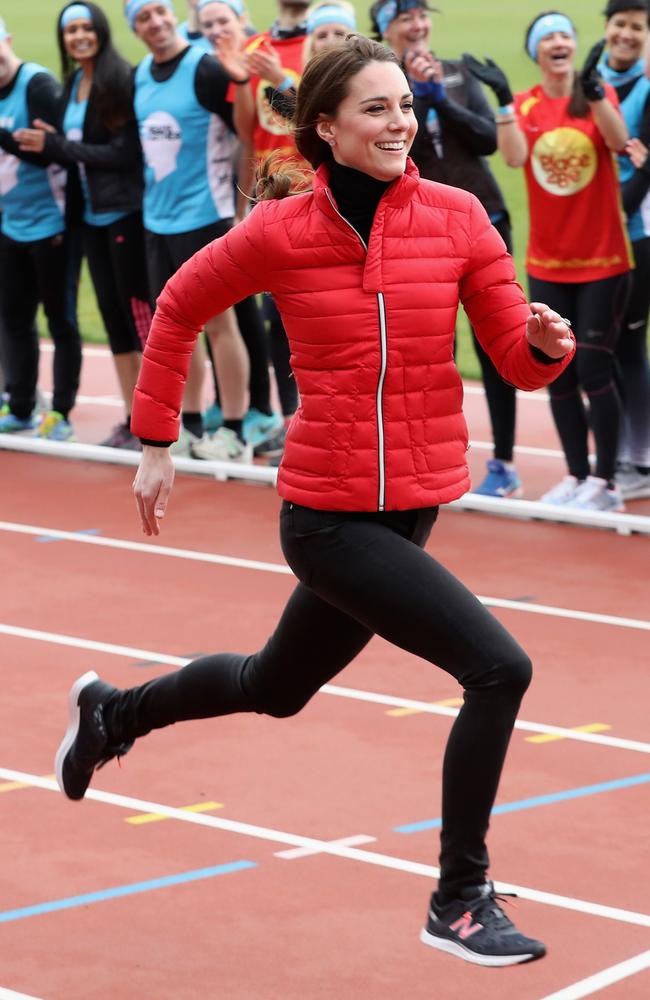 The Duchess of Cambridge showed great form. Picture: Chris Jackson/Getty Images