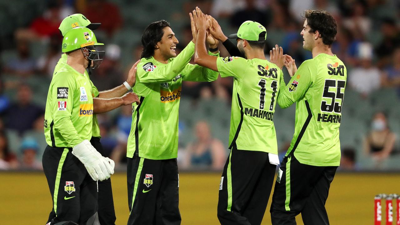 Sydney Thunder rolled Adelaide Strikers on Friday night despite four players testing positive. Picture: Sarah Reed/Getty Images