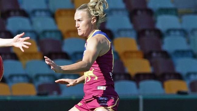 Foundation Lion Selina Priest has fought her way back into Brisbane’s list after being delisted in 2017. Picture: David Layden