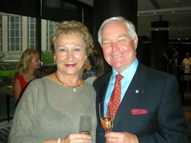 A happy couple: Bruce Bland and wife Graziella, of Rose Bay.