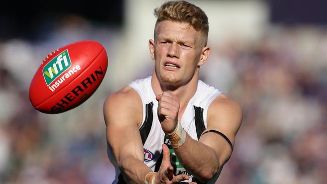 Treloar is among the best players in the competition, but his side has struggled in Collingwood. Picture: Getty Images