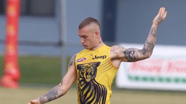 Dustin Martin has only averaged 80 KFC SuperCoach points since returning from a rib injury.