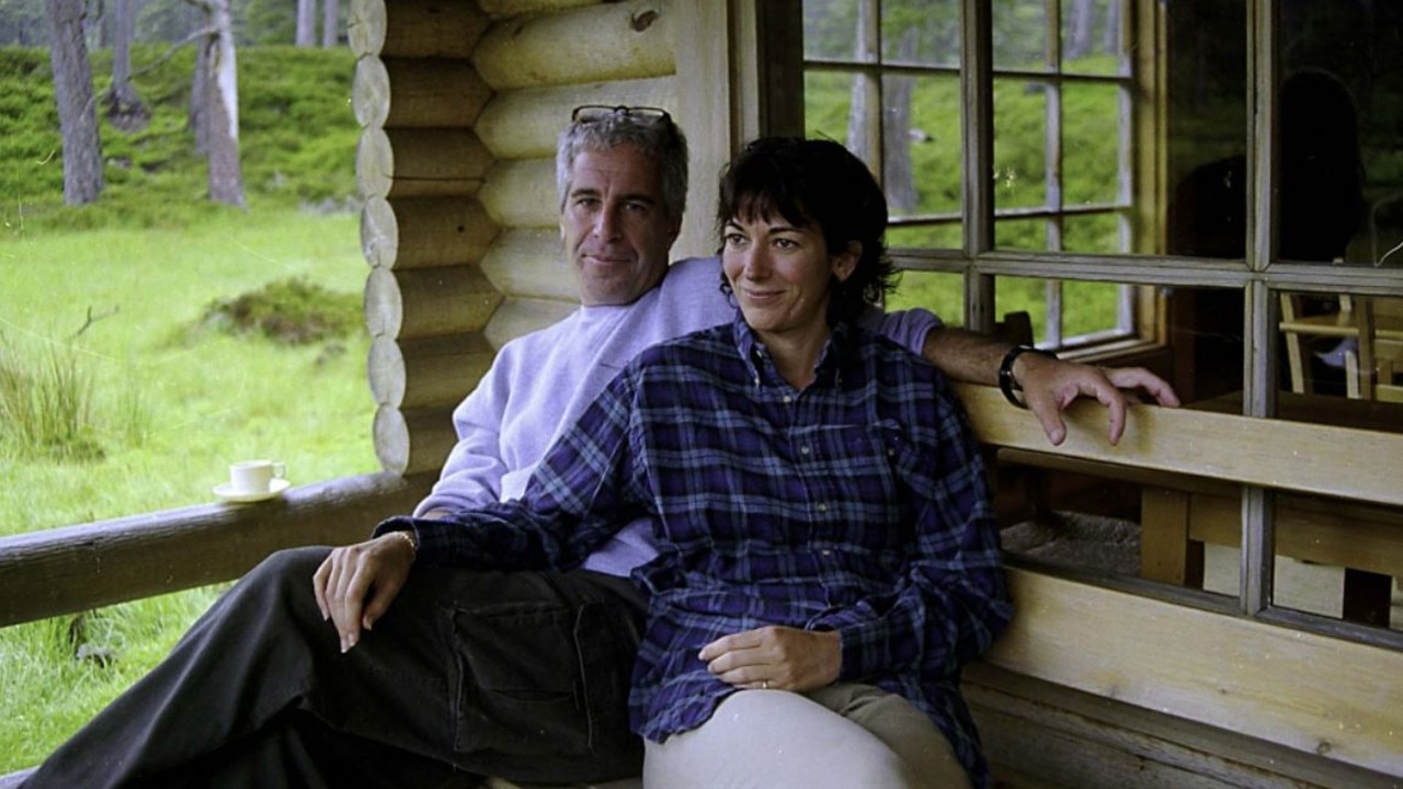 Epstein and Maxwell were photographed at The Queen's log cabin in Balmoral