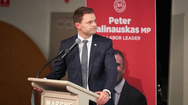 Labor’s treasury spokesman Stephen Mullighan speaking at Labor's first land tax forum in Paradise in September. Picture: Matt Loxton