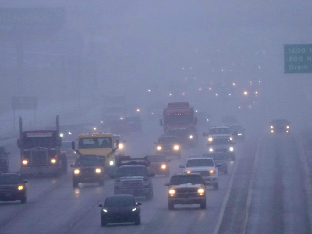 A cross-country storm is expected to unleash blizzard conditions in the northern US and severe weather in the South and move towards the Northeast later in the week. (Photo by GEORGE FREY / AFP)