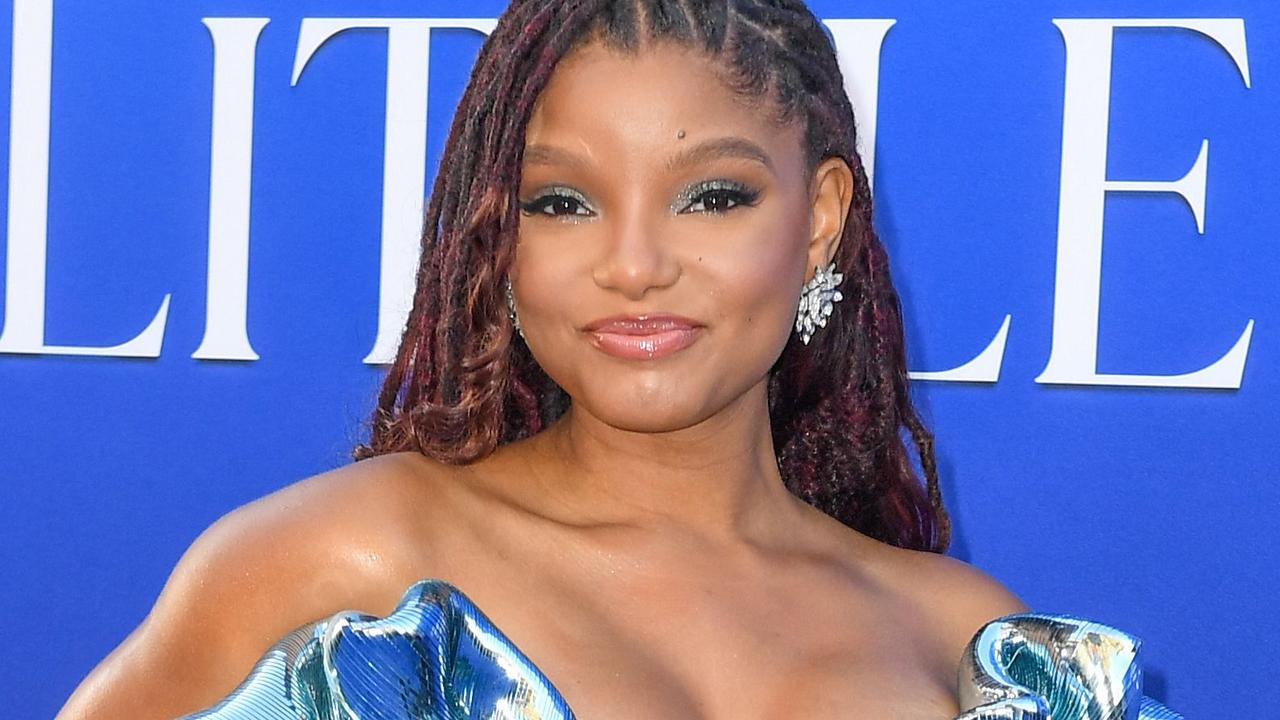 US singer and actress Halle Bailey has revealed why she hid her pregnancy. Picture: VALERIE MACON / AFP