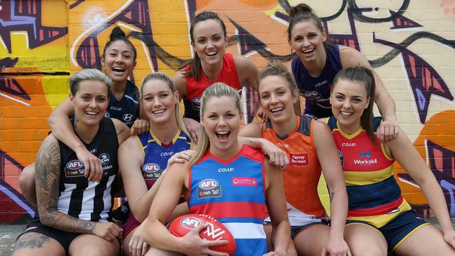 The 2017 AFLW fixture has been released. Picture: Wayne Ludbey.
