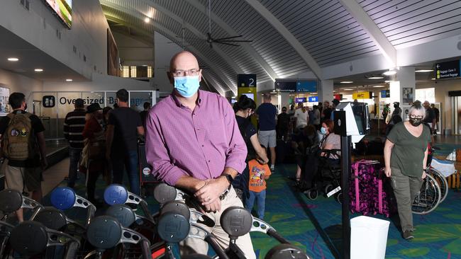 Darwin airport's executive general manager Robert Porter. Picture: Katrina Bridgeford.