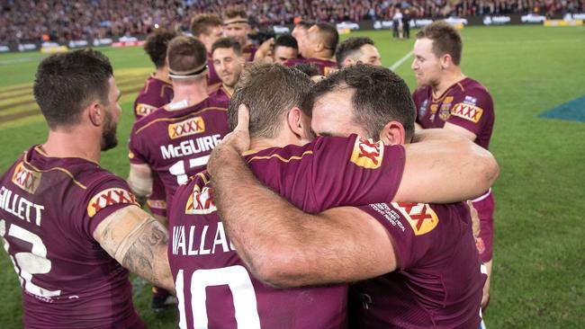 BThe Maroons showed what the Queensland spirit is all about. (Mark Kolbe/Getty Images)