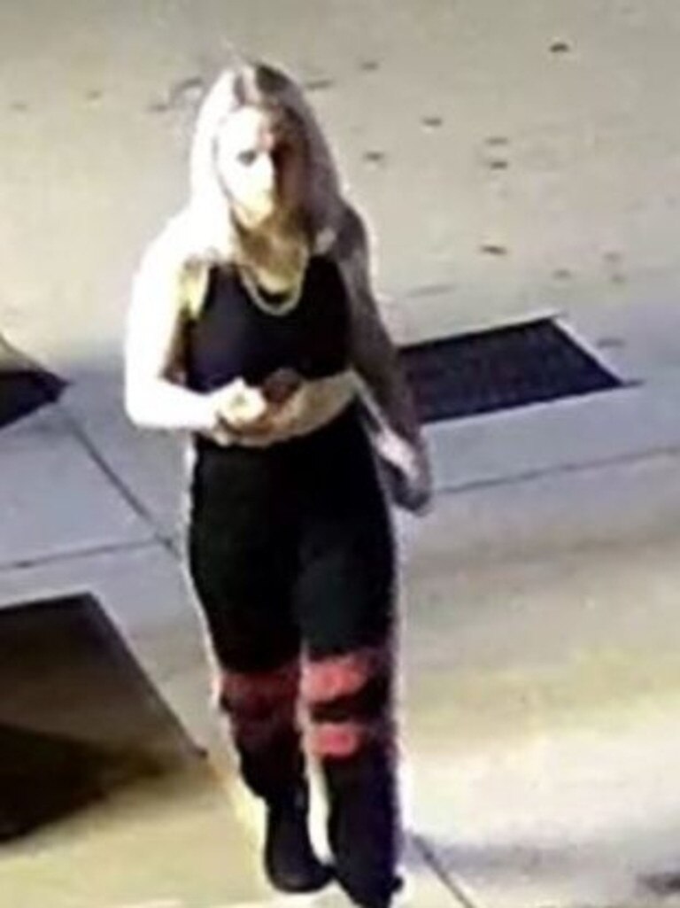 Police believe the woman pictured in this image may be able to assist officers with the investigation into a graffiti which occurred on Saturday, April 4.