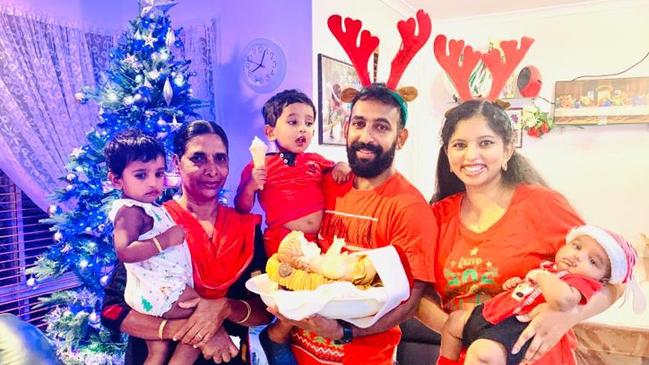 The family has now been stuck in India for nine months. Photo: Supplied