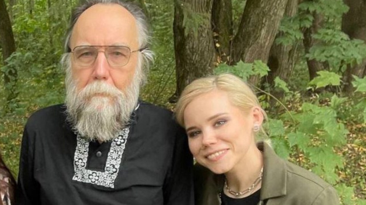 Daria Dugina (right) with her father Alexander Dugin, sometimes referred to as ‘Putin’s brain’ or ‘spiritual guide’.