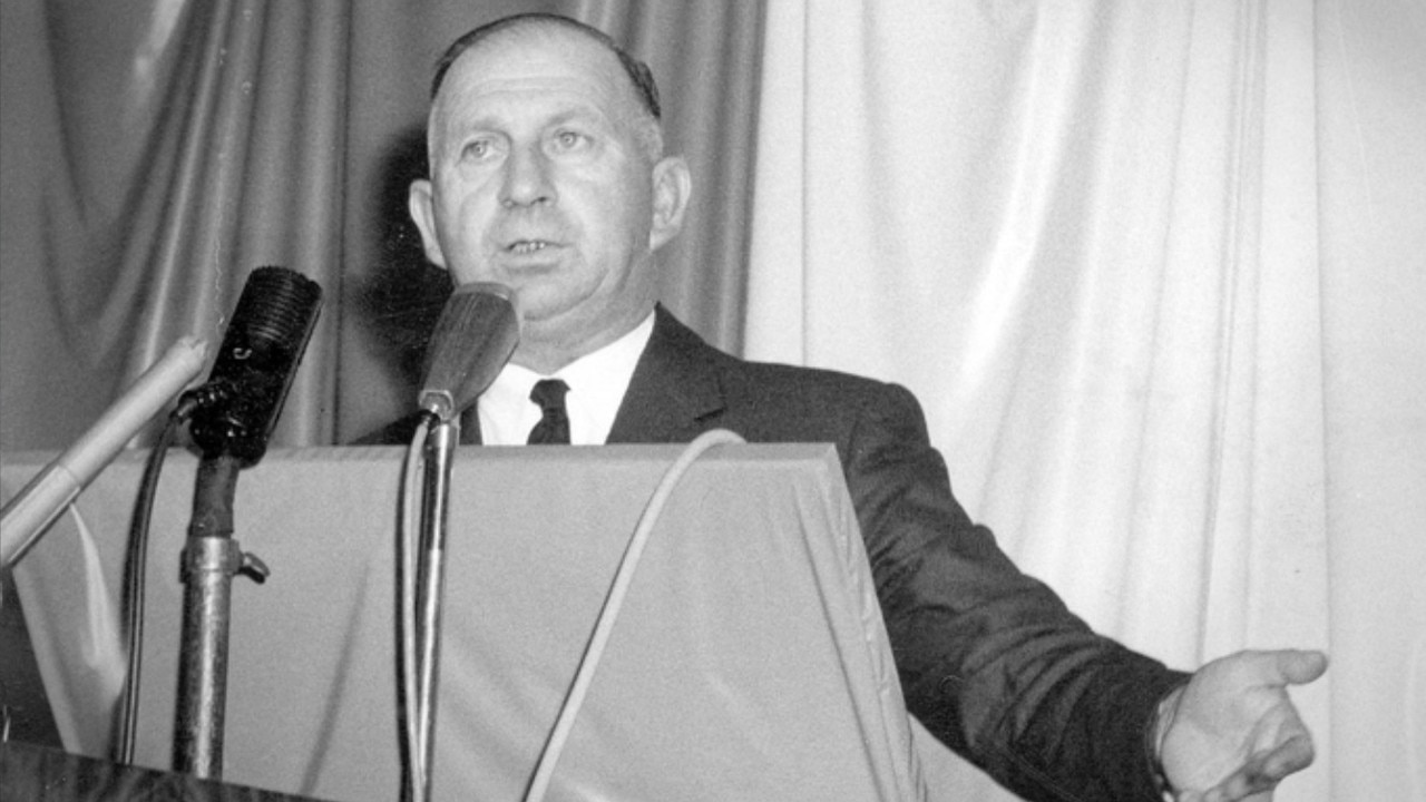 Premier Henry Bolte, who flirted with nuclear power for Victoria in the 1960s. Picture: HWT library