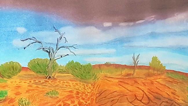 A painting by South Burnett Artist Kevin Owens. Picture: Kingaroy Regional Art Gallery.