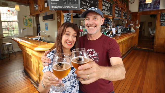 Holgate Brewhouse owners Natasha and Paul Holgate. Picture: David Caird