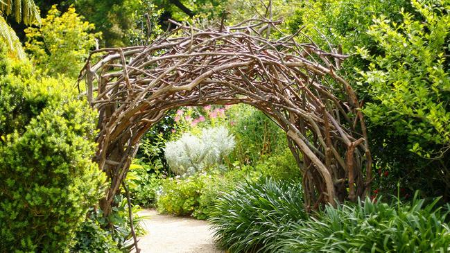 Rustic arch at Vaucluse House.