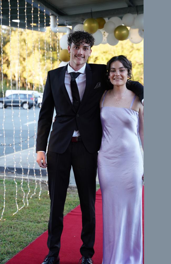 Izaak and Eva at the Coolum State High School formal 2023. Pictures: contributed