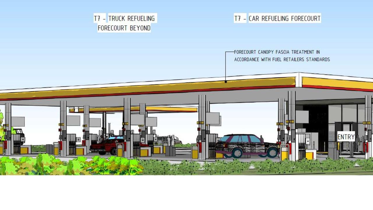 A proposal for a 24-hour service station lodged with council is set to include four separate fast food outlets for drivers using the Bruce Highway.