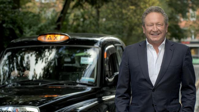 Andrew Forrest in London last week. Picture: Annabel Moeller