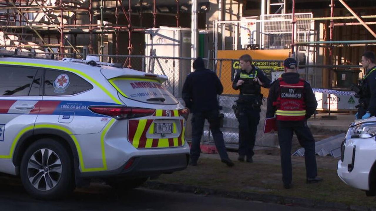 Tradie impaled at construction site