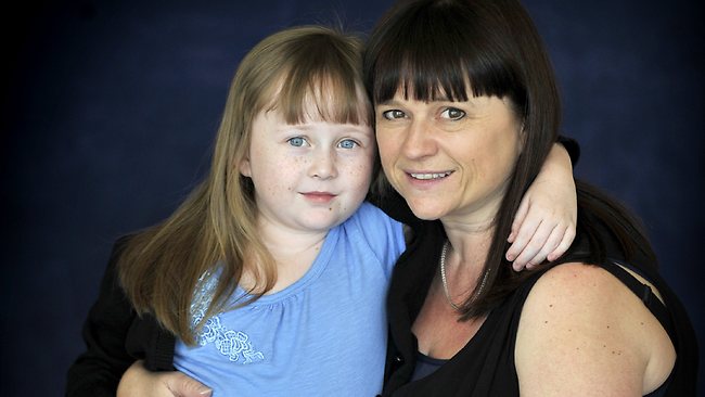 Tapping girl Katrina Wyer waits for a new life and her first meal ...