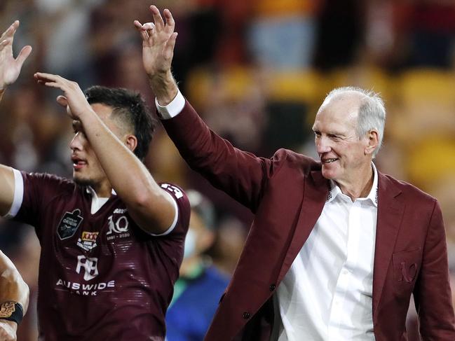 Maroons coach Wayne Bennett pictured after winning game three of State Of Origin at Suncorp Stadium, Brisbane 18th of November 2020.   (Image/Josh Woning)