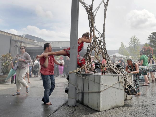 A performance during Mona Foma at Mona. Picture: PATRICK GEE