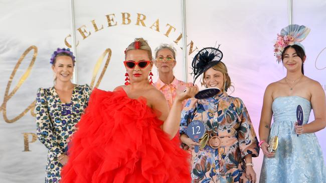 Ladies Day socials at Cluden. Fashions on the Field. Catherine Taylor. Picture: Evan Morgan