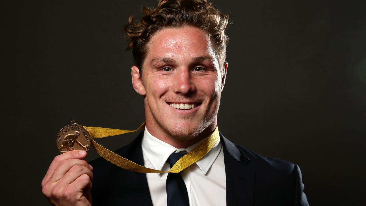 Michael Hooper claimed his fourth John Eales Medal. Picture: Gregg Porteous