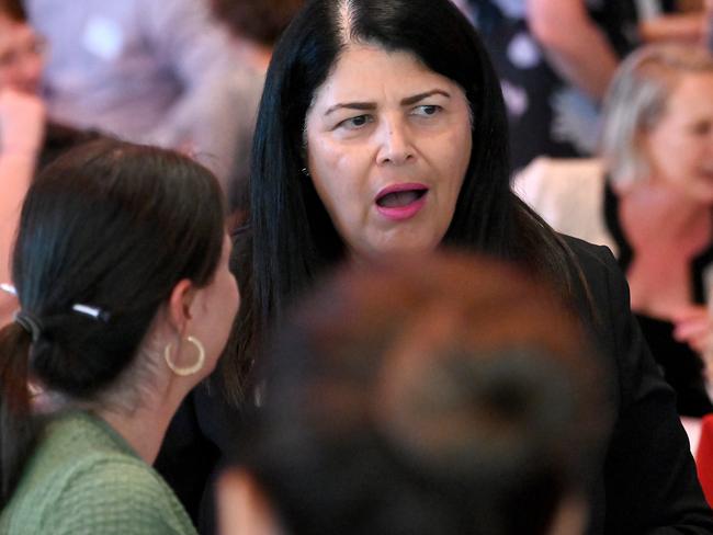 BRISBANE, AUSTRALIA - NewsWIRE Photos FEBUARY 6, 2024:  Grace Grace at the Queensland Media Club in the Brisbane Convention & Exhibition Centre.Picture: NCA NewsWIRE / John Gass