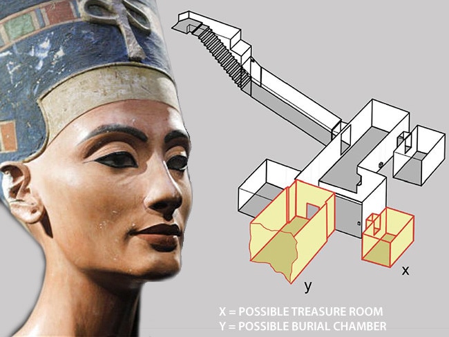 Queen Nefertiti May Hide Inside Tutankhamuns Tomb Au
