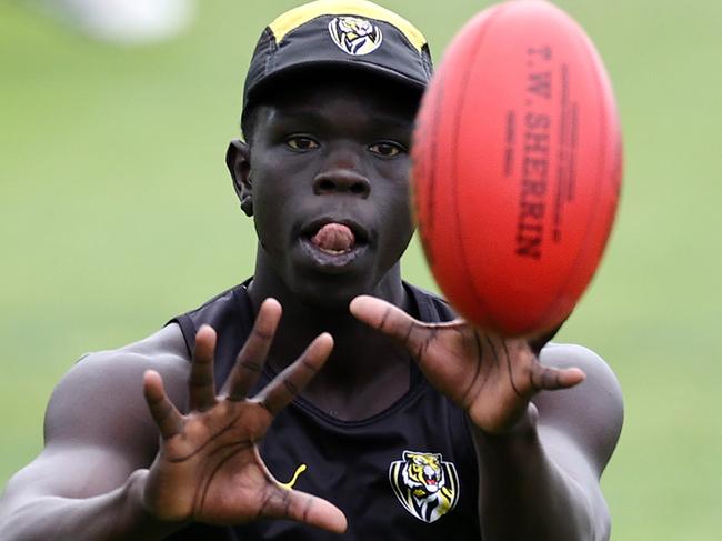 Bigoa Nyuon has been traded to North Melbourne. Picture: Michael Klein