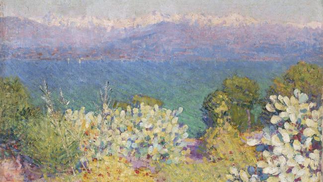 In the morning, Alpes Maritimes from Antibes (1890-91).