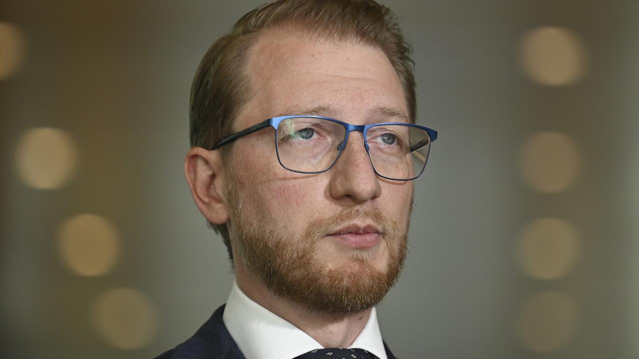 Coalition home affairs spokesman James Paterson said Mr Burke should have immediately launched an appeal after the Federal Court overturned a decision by his predecessor Andrew Giles to cancel the man’s visa. Picture: NewsWire / Martin Ollman