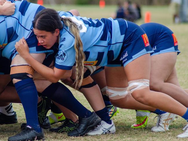 Helensvale Hogs Rugby Union women's. Saedy Goble-Lote