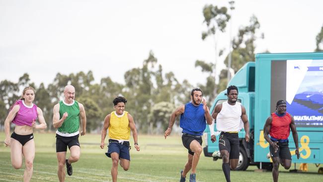 Anas Abu Ganaba wins the Arthur Postle Gift in Pittsworth. Saturday, December 10, 2022. Picture: Nev Madsen.