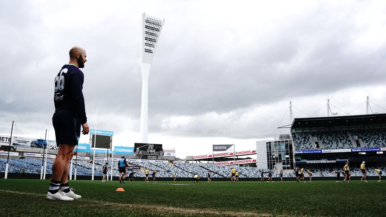 Geelong will not be playing a home final at GMHBA Stadium in 2019. Photo: Michael Dodge/AAP Image.