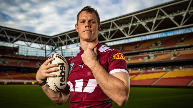 Maroons prop Lindsay Collins is gearing up for his 13th State of Origin game. Picture: Nigel Hallett