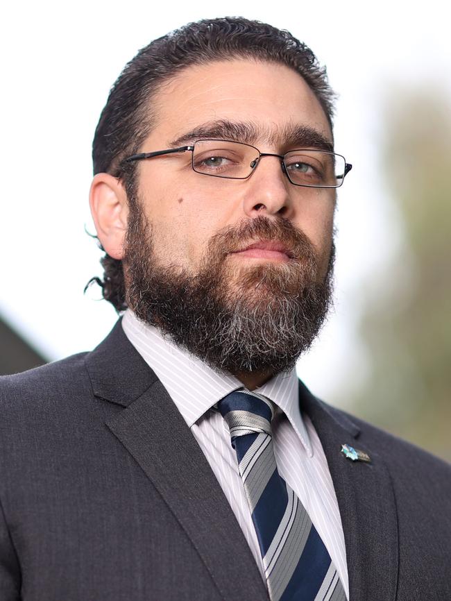 Australian Federal Police ­Association president Alex Caruana. Picture: NCA NewsWire/Gary Ramage