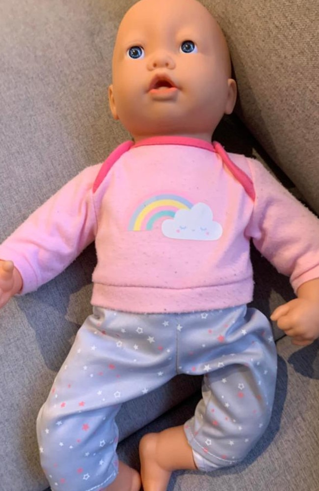 Kmart mums baffled by mystery black mark on 27 Nurturing Doll