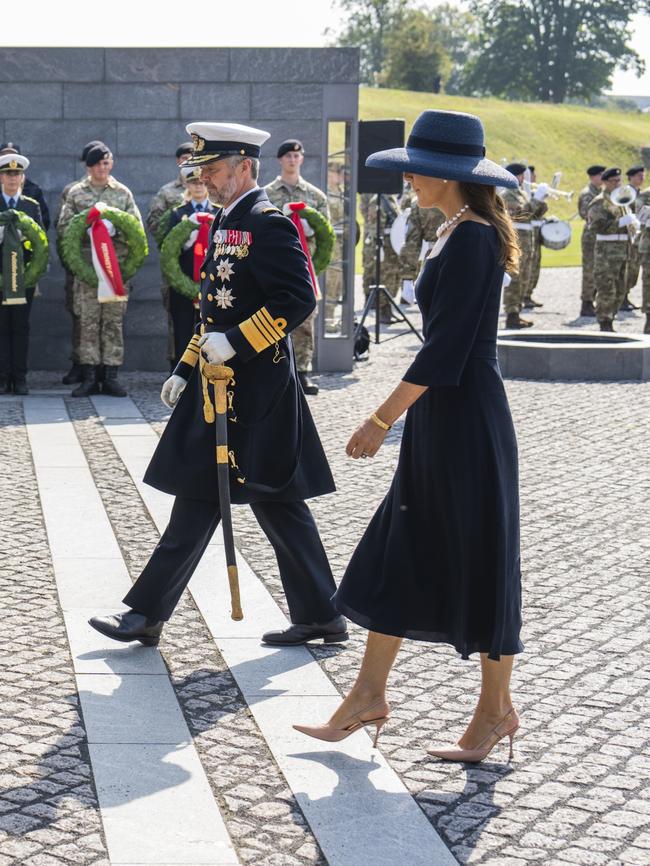 Frederik dressed in military regalia. Picture: Getty Images