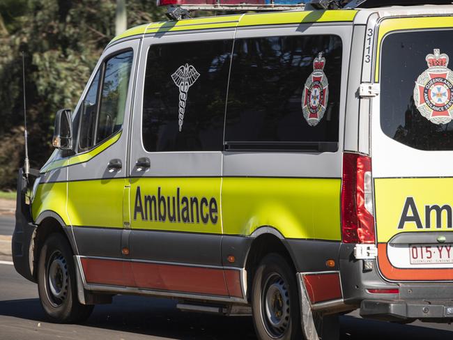 Three crews of paramedics and a rescue helicopter were required to save a man who suffered abdominal and pelvic injuries in an isolated area on the Fraser Coast.