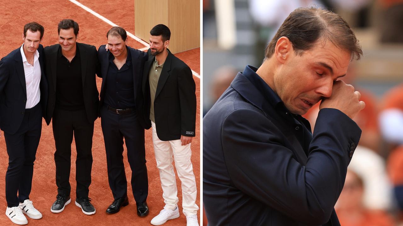 Rafa brought to tears in iconic tennis scenes