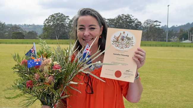 CITIZENSHIP: Nicola Bilski said it has taken her 55 years to become an Australian citizen. Picture: Jackie Munro