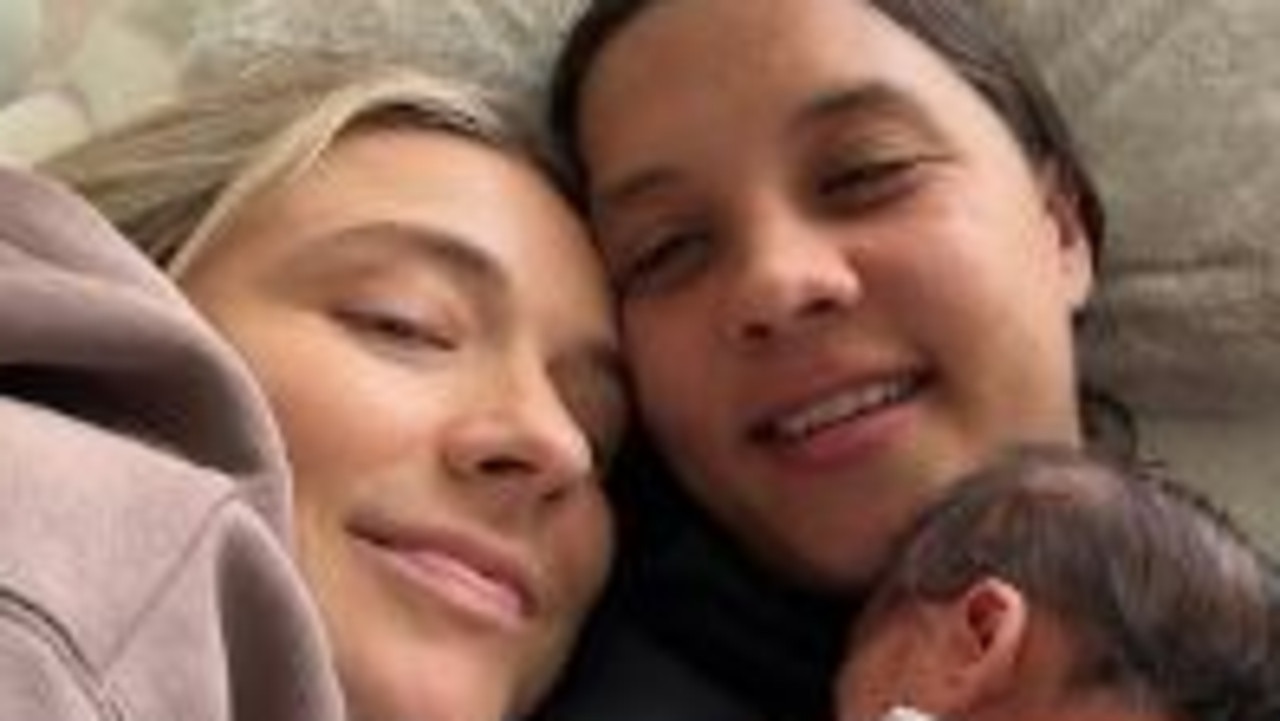 Sam Kerr welcomes baby boy