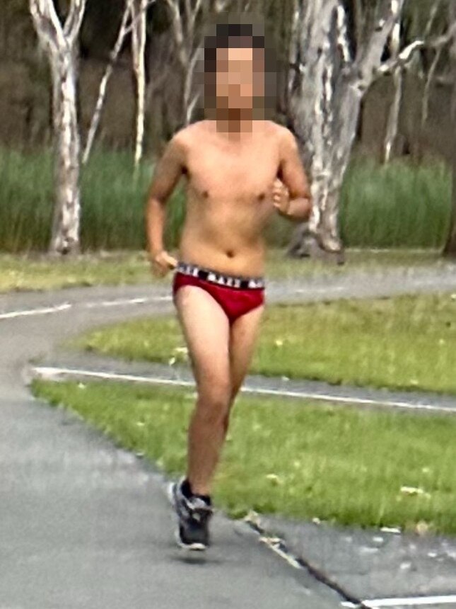 A man has been spotted allegedly harassing women along Linear Park at Highbury. Picture: Supplied